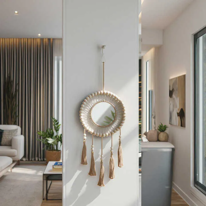 ديكور منزلي بمكرمية ملونة مخصصة ديكور معلق . ustom Colorful Macrame Home Decor Wall Hanging