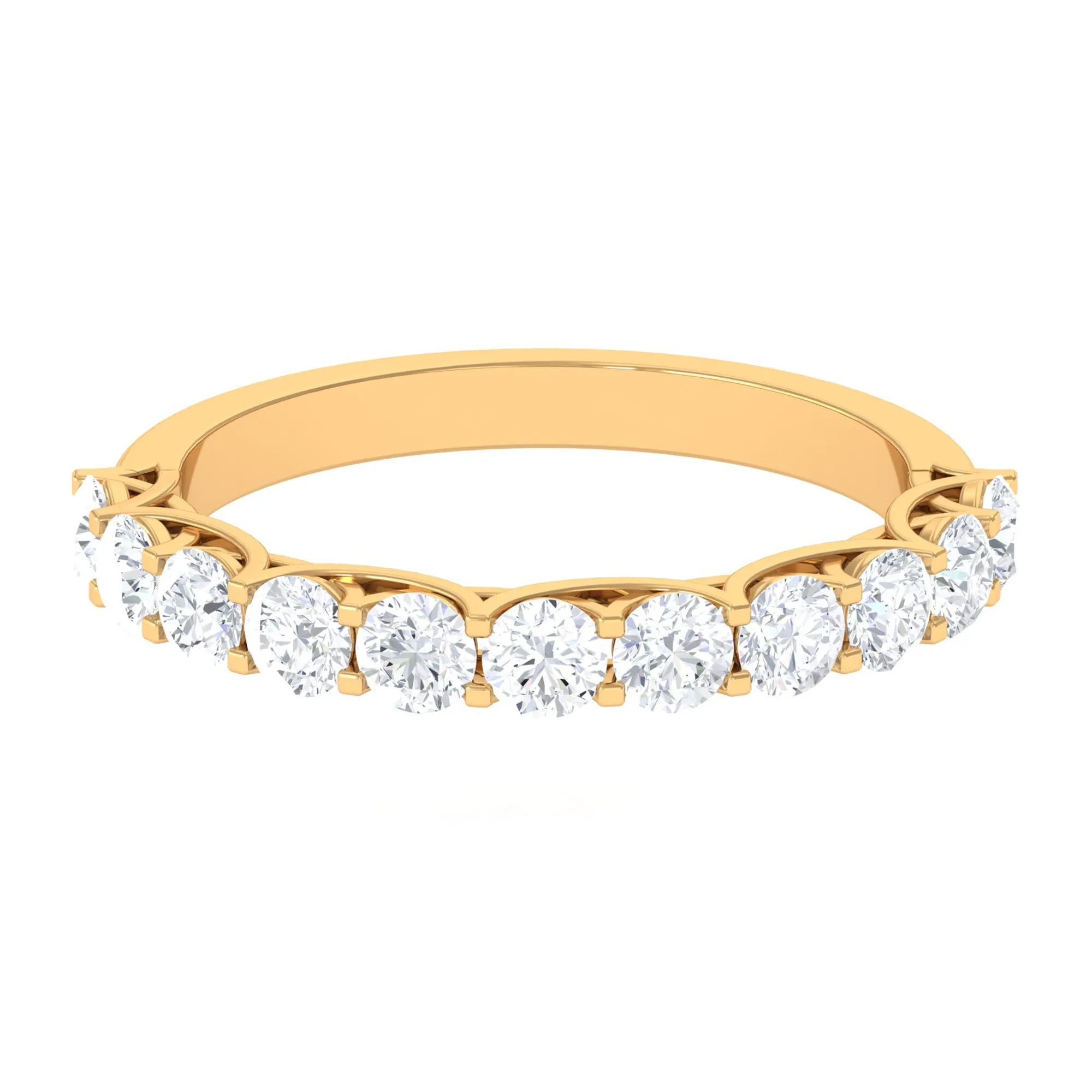 1.25 CT Zircon Half Eternity Ring