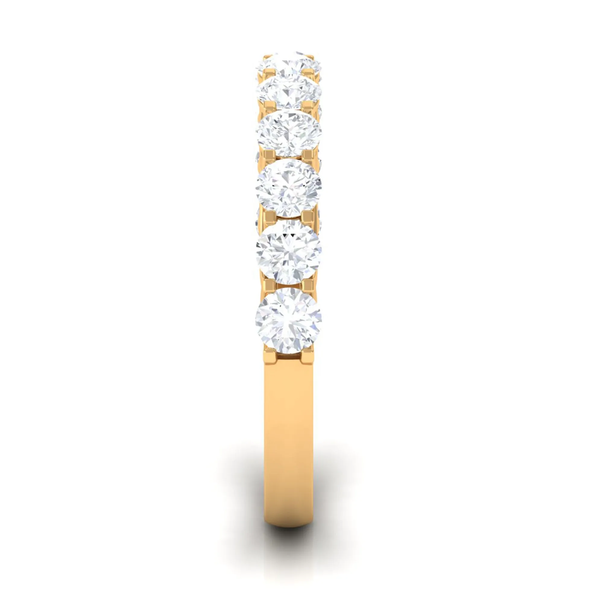 1.25 CT Zircon Half Eternity Ring