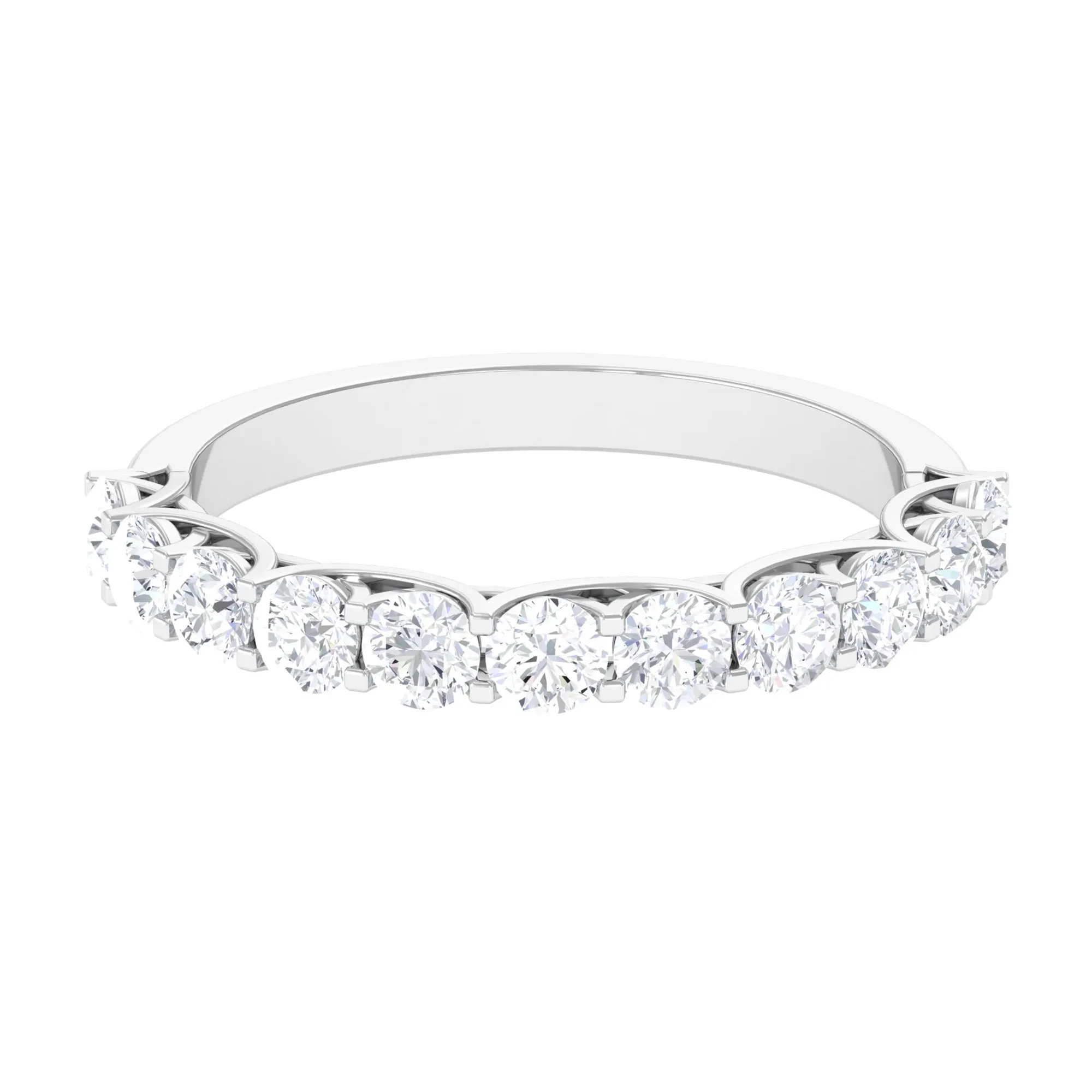 1.25 CT Zircon Half Eternity Ring