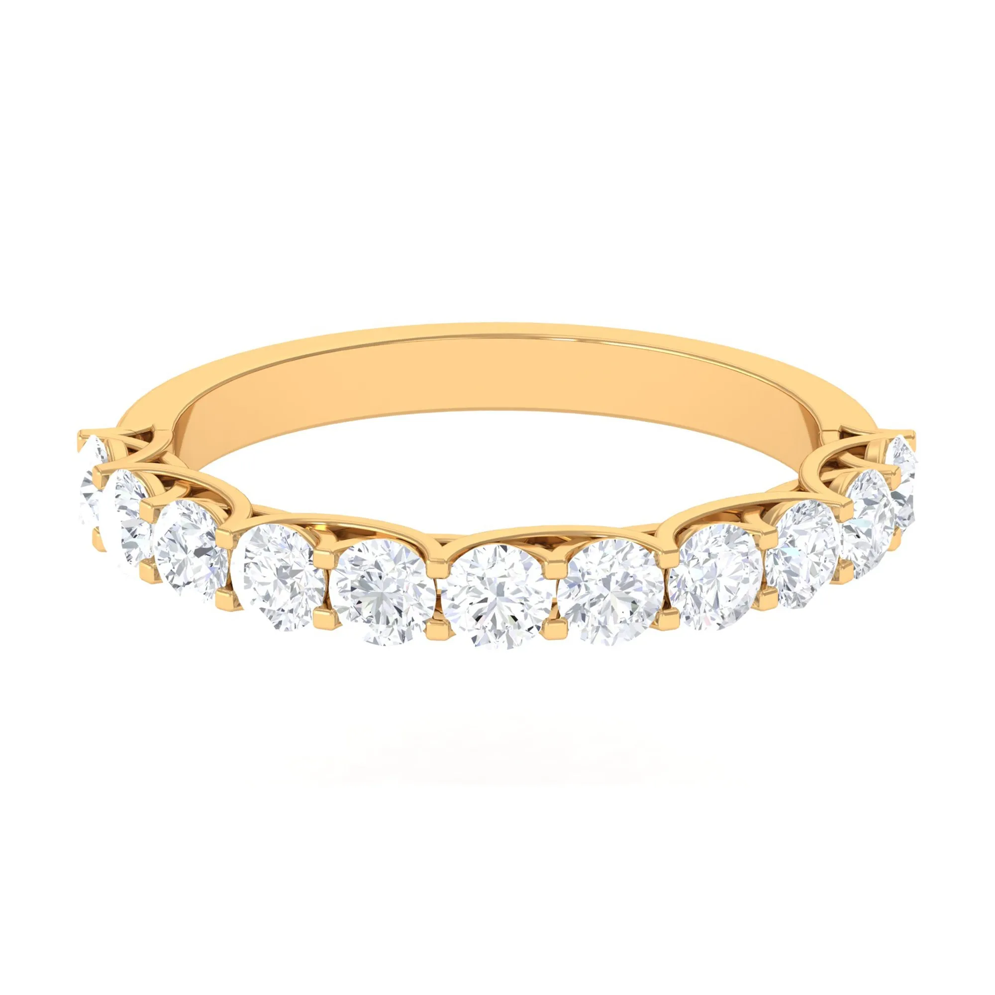 1.25 CT Zircon Half Eternity Ring