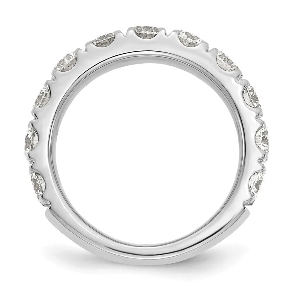 14k Gold Lab Grown Diamond Wedding Band Ring 2Ct Clarity- VS Color- G-H