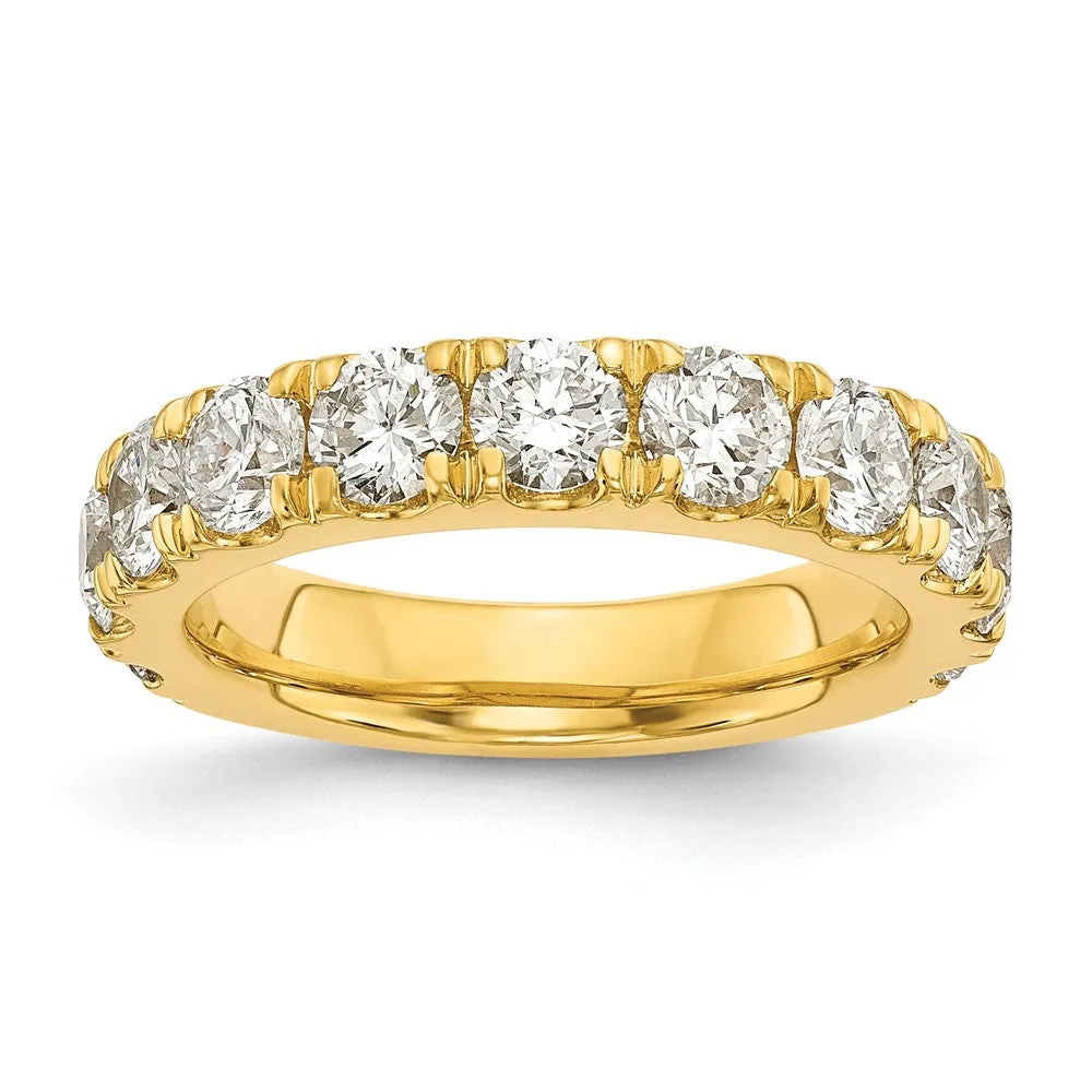 14k Gold Lab Grown Diamond Wedding Band Ring 2Ct Clarity- VS Color- G-H