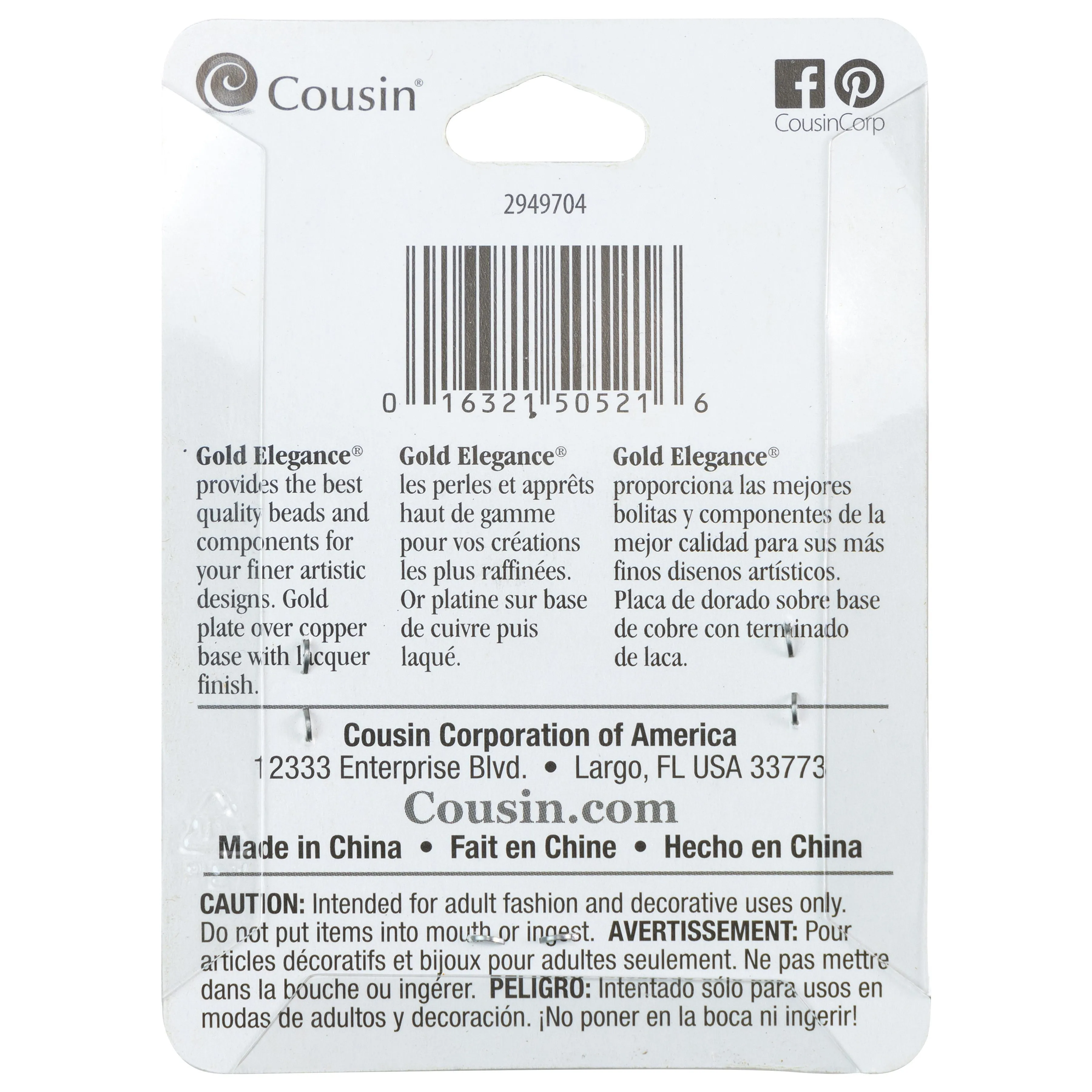 14k Gold Plated Lobster Clasps from CousinDIY Gold Elegance, 7mm x 13mm
