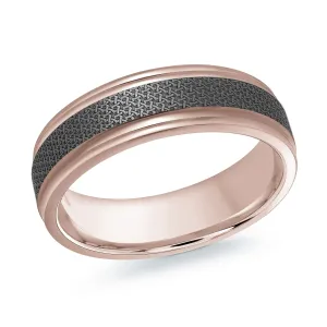 14K Rose Gold Ring from the Tantalum Collection by Malo - MRDTN-023-6P