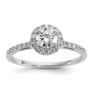 14k White Gold Lab Grown Diamond Wedding Band Ring 3/4Ct Clarity- VS Color- G-H