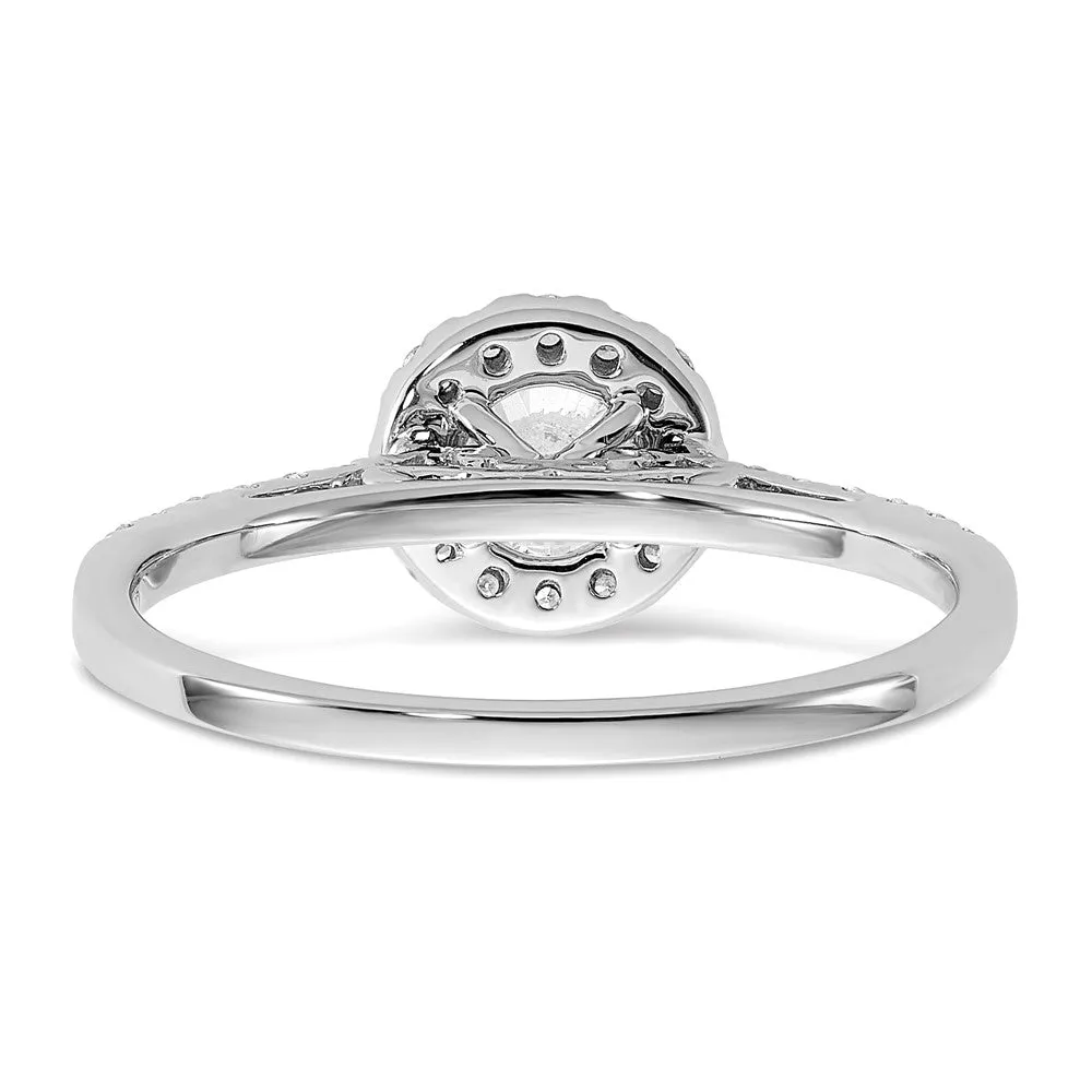 14k White Gold Lab Grown Diamond Wedding Band Ring 3/4Ct Clarity- VS Color- G-H