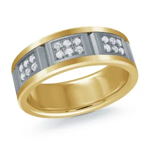 14K Yellow Gold Ring from the Tantalum Collection by Malo - MRDTN-039-8YD