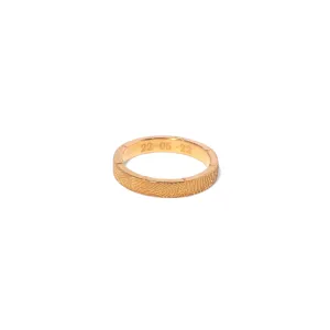 14kt Fingerprint Band Ring (for her)