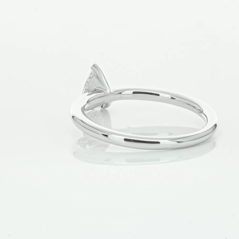 18ct White Gold .40ct Pear Cut Diamond Melba Ring