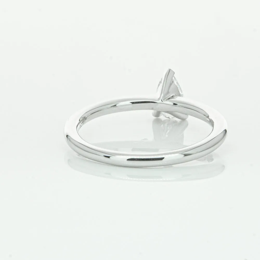 18ct White Gold .40ct Pear Cut Diamond Melba Ring