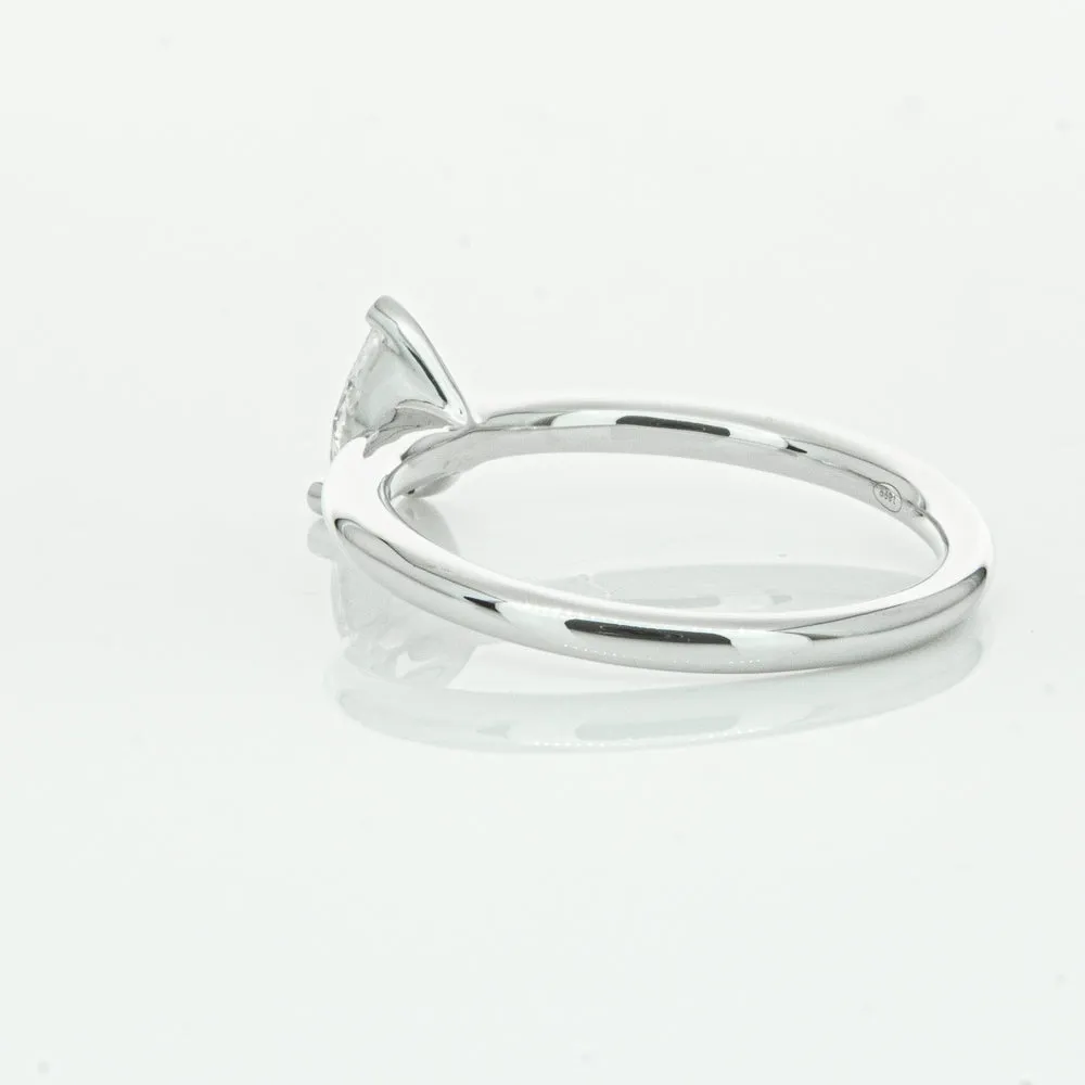 18ct White Gold .40ct Pear Cut Diamond Melba Ring