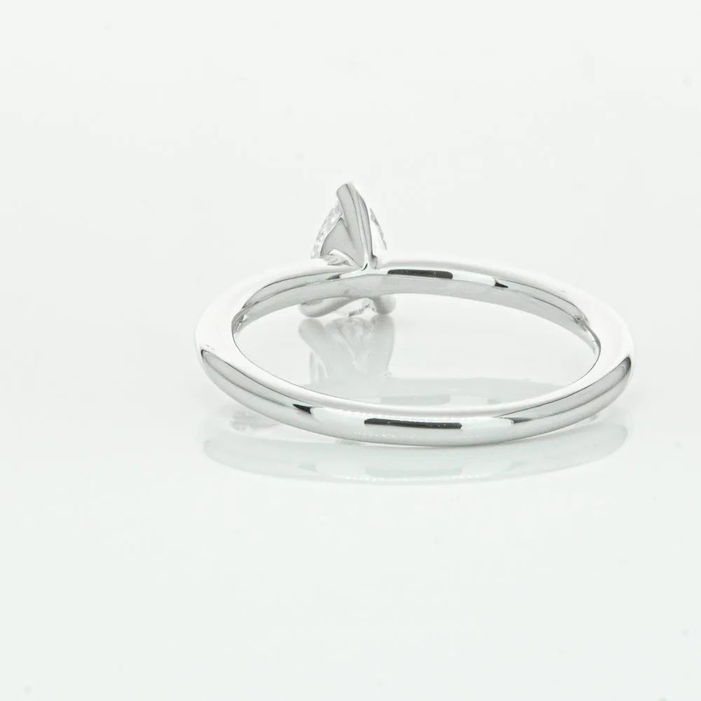 18ct White Gold .40ct Pear Cut Diamond Melba Ring