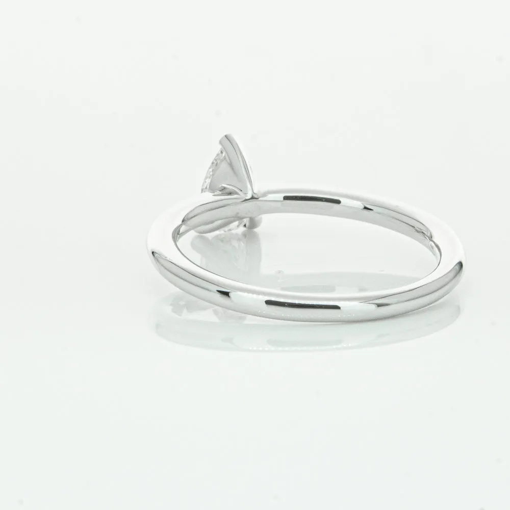 18ct White Gold .40ct Pear Cut Diamond Melba Ring
