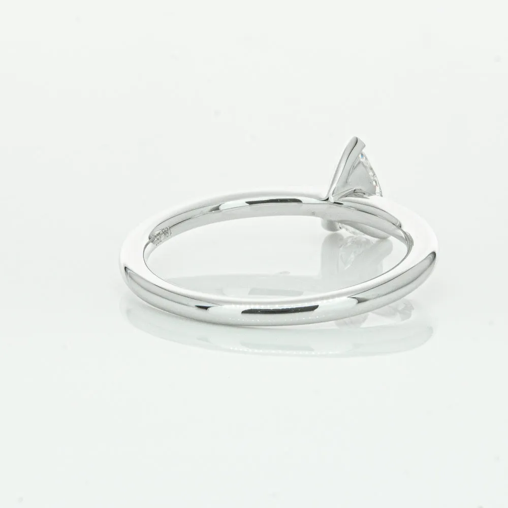 18ct White Gold .40ct Pear Cut Diamond Melba Ring