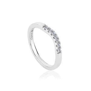 18ct White Gold Past Present Future® Wedding Ring