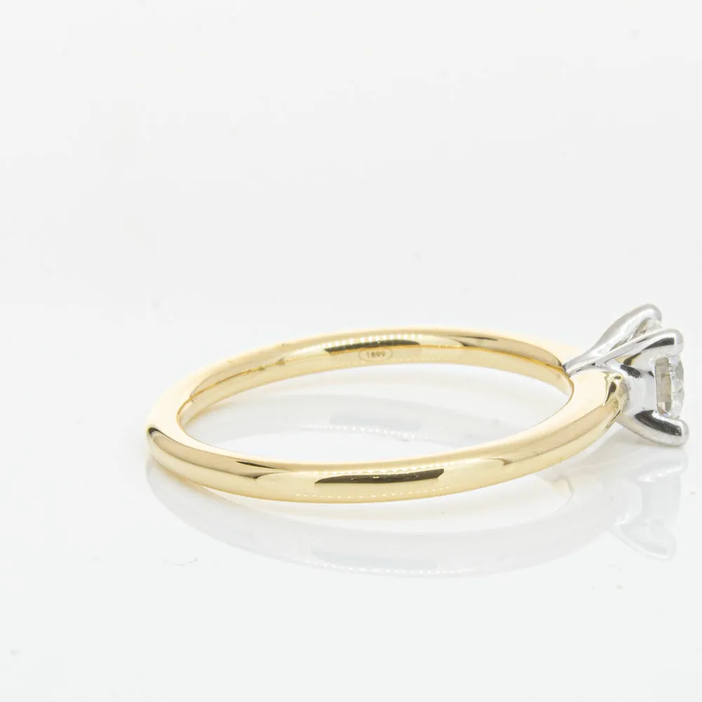 18ct Yellow Gold .50ct Diamond Melba Ring