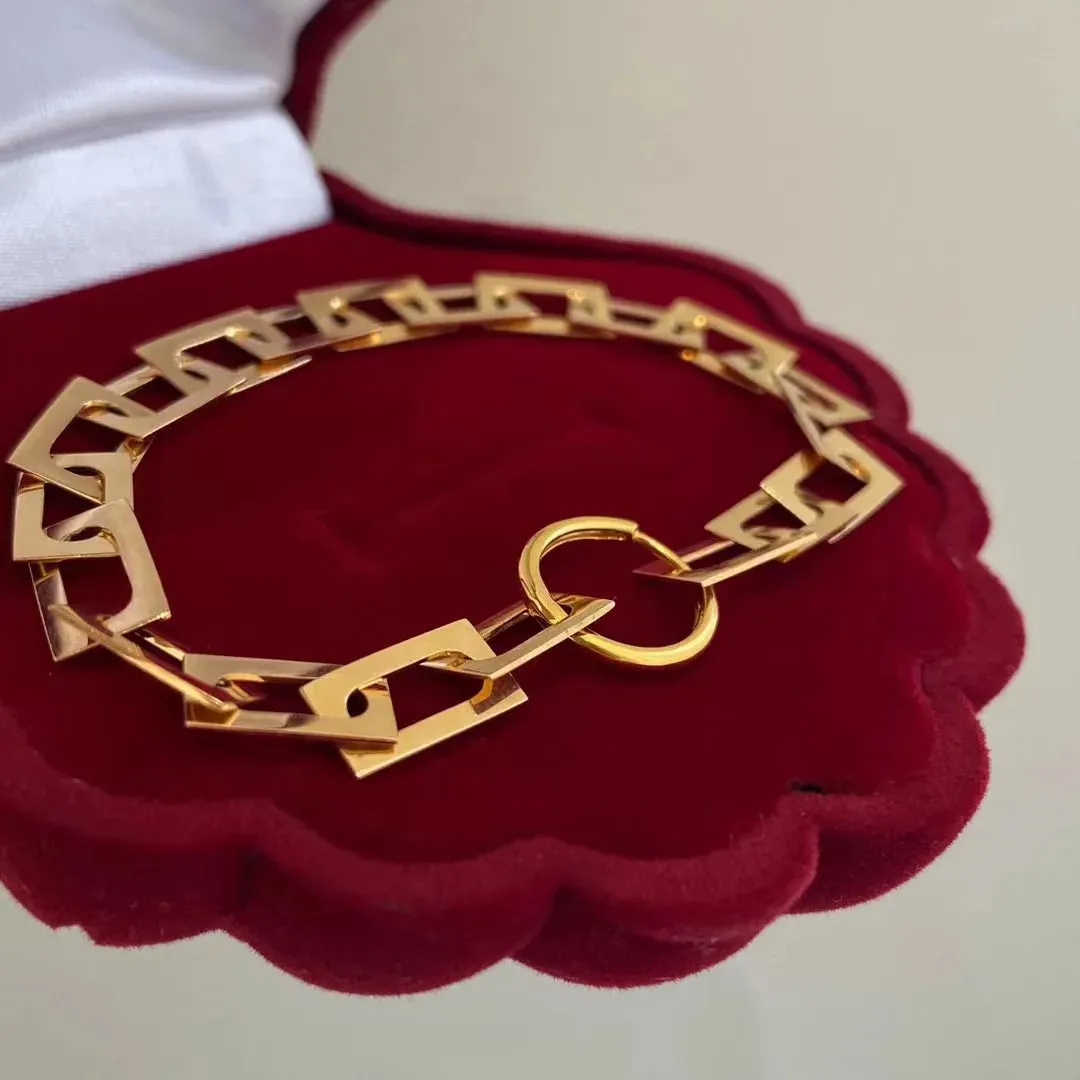 18K import Bracelet Earring Necklace MoonHipster Blogger Necessary Solid Yellow Gold Jewelry(AU750)Women Guardian Faith Gift 18