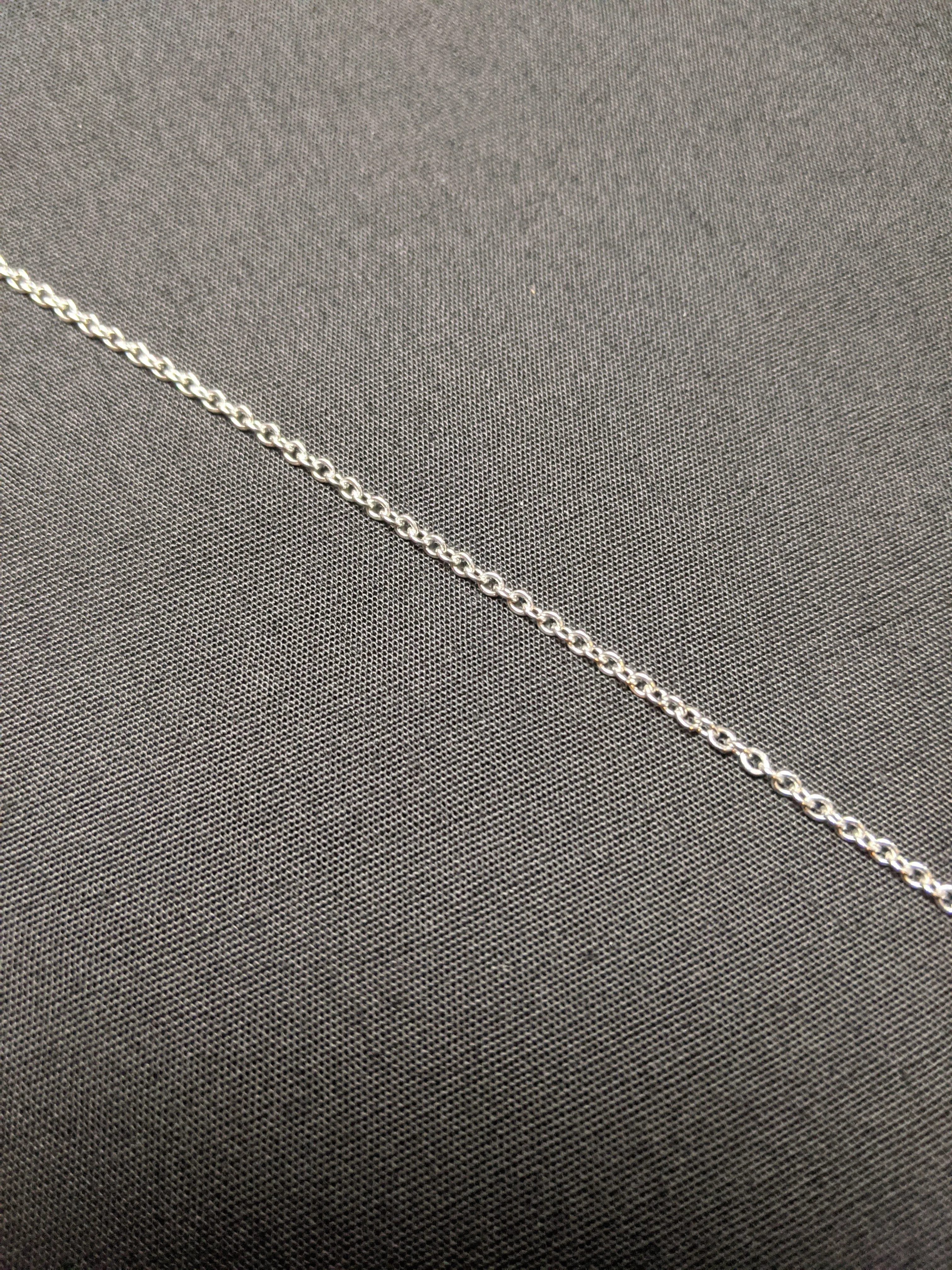20" & 24” Long, Silver, Rose Gold Colored, Gold Colored Stainless Steel Flat Chain for Men, Women