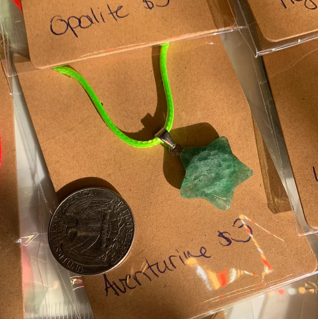 $3 Pendant Necklaces-Star, Moon or Mushroom!
