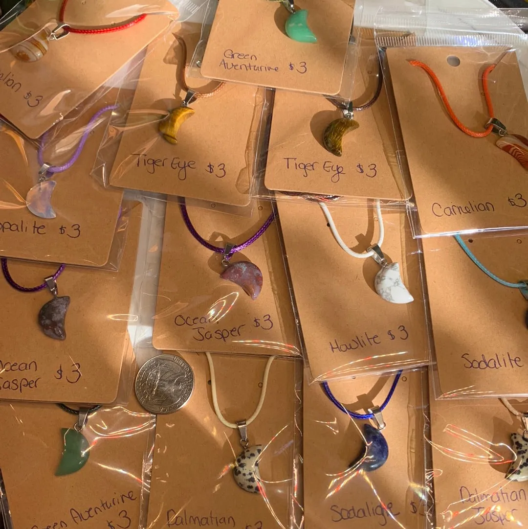$3 Pendant Necklaces-Star, Moon or Mushroom!