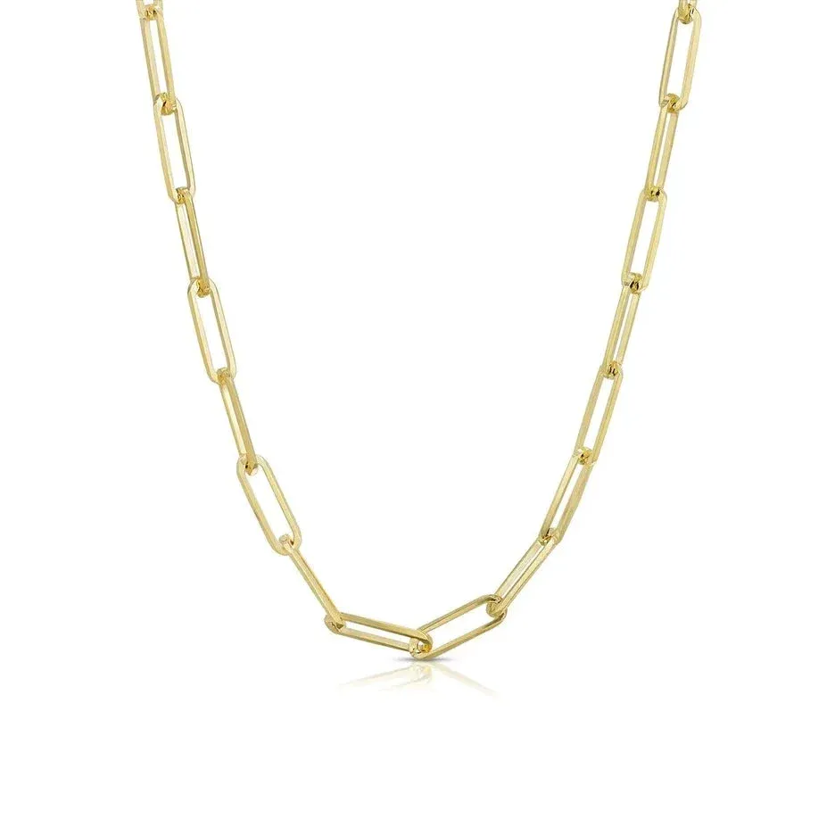 4mm Bold Paperclip Chain