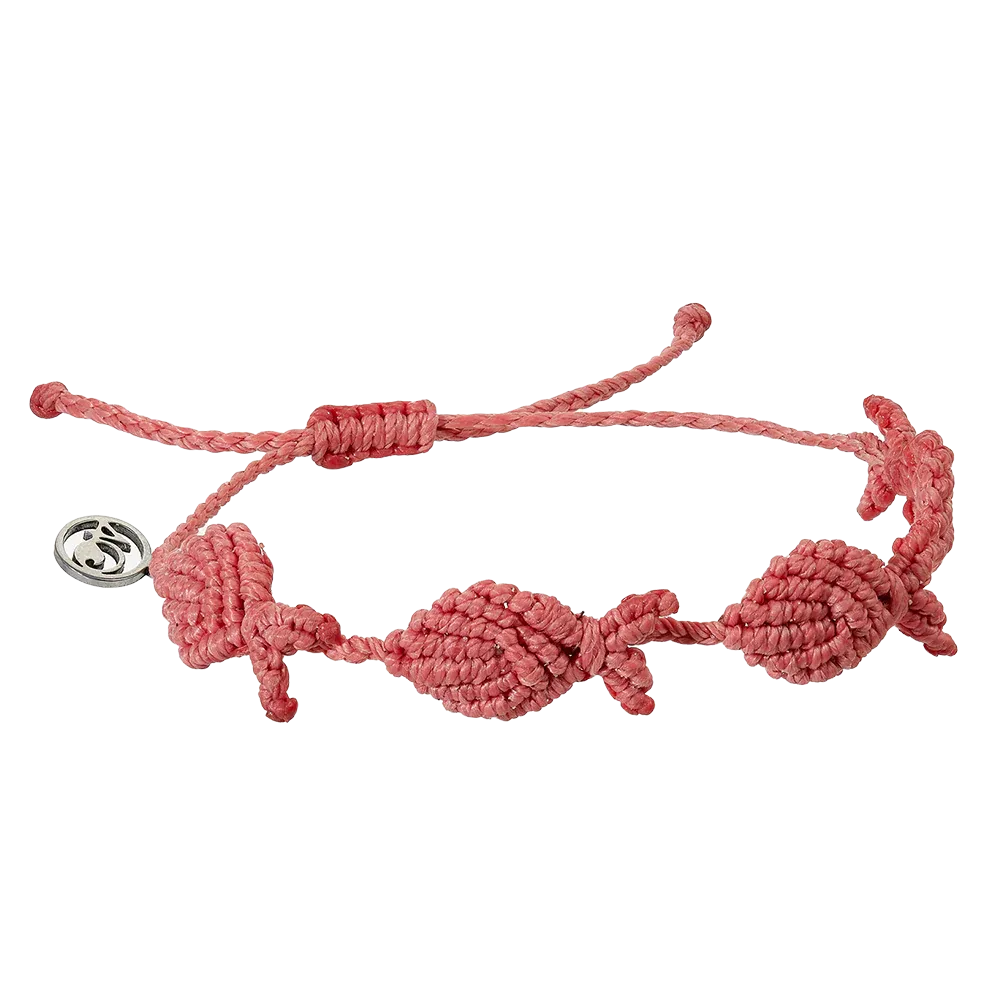 4Ocean 4 Fish Macrame - Coral