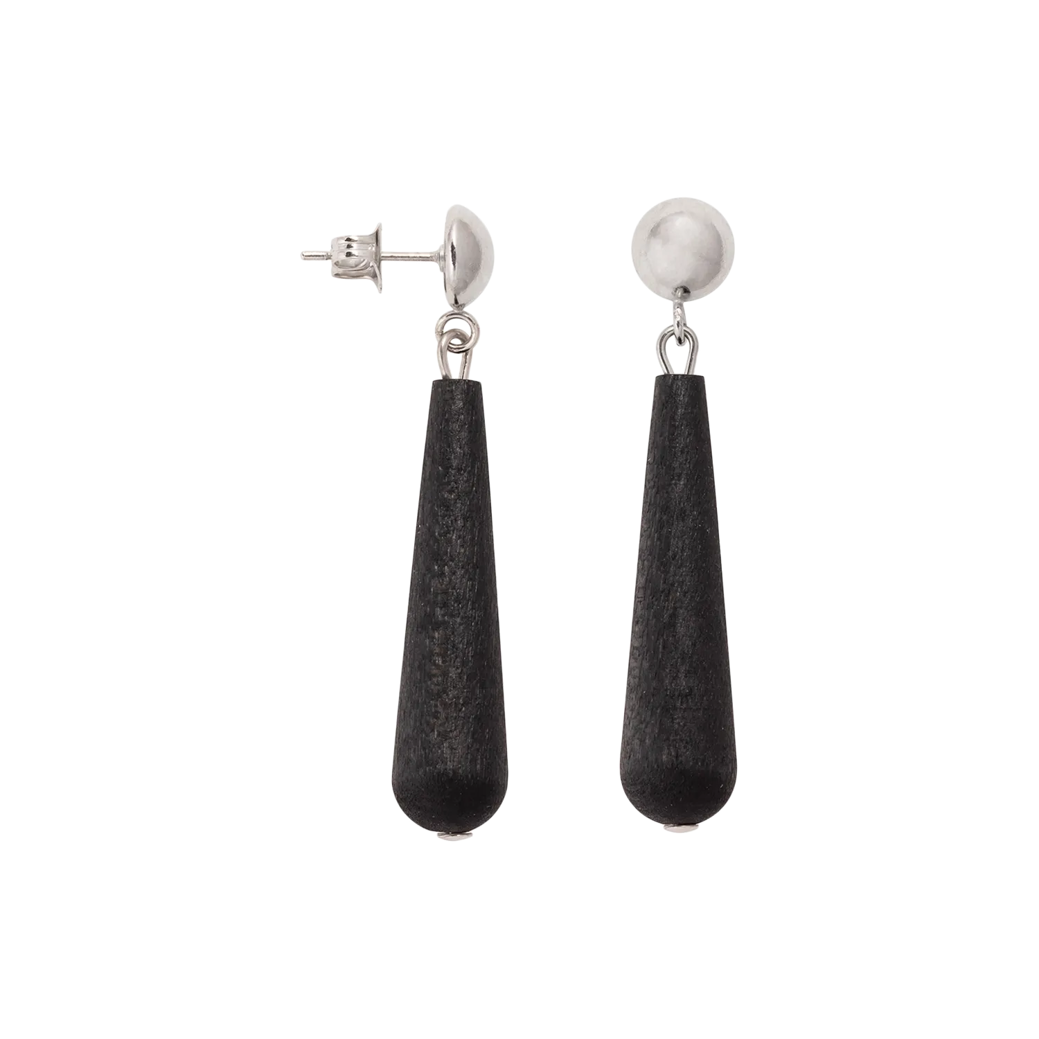 Aarikka Helmipisara Earrings, black
