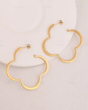 Abstract Flower Fashionable Hoop