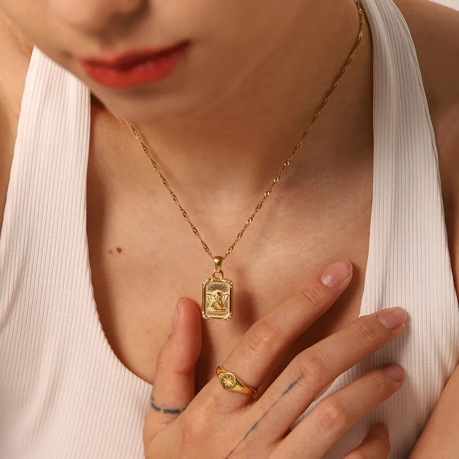 Angel Pendant Necklace