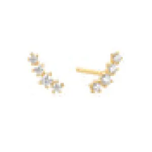 Ania Haie Sparkle Climber Stud Earrings