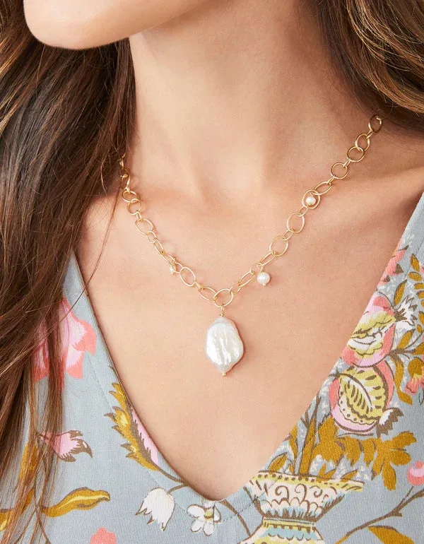 Appoline Necklace 18" Pearl Necklace