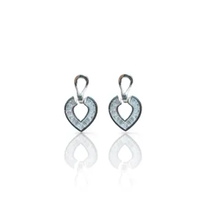 Baguette Leaf Drop Earring