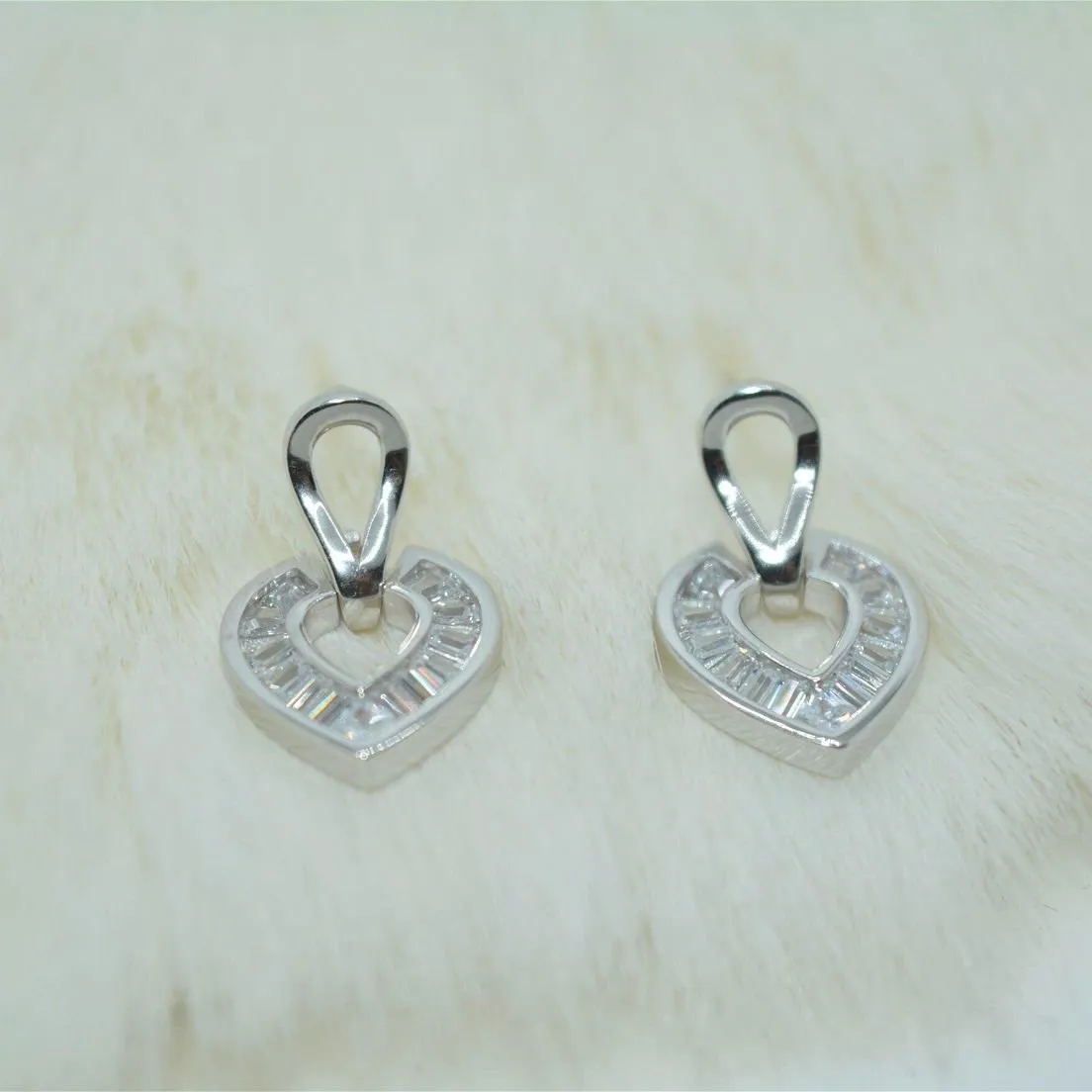 Baguette Leaf Drop Earring