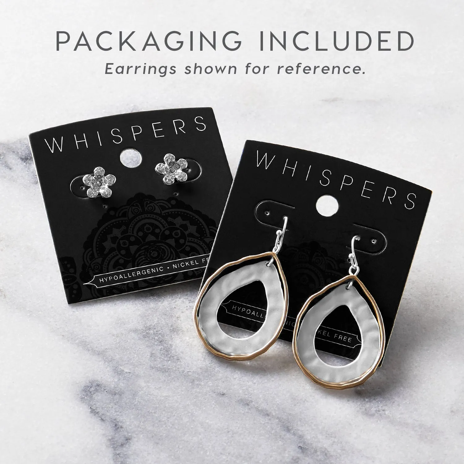 Ball Bead Post Hoop Earrings - Silver