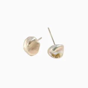 Baroque Pearl Stud Earrings