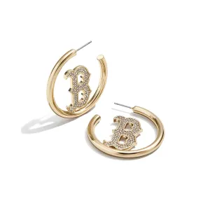BaubleBar Gold Hoops Earrings