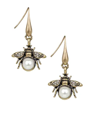 Bee Drop Earrings - Bee Happy