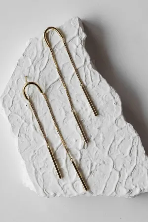 Bias Golden Earrings