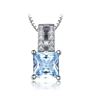 Blue Pendant Necklace- Necklace for Girlfriend