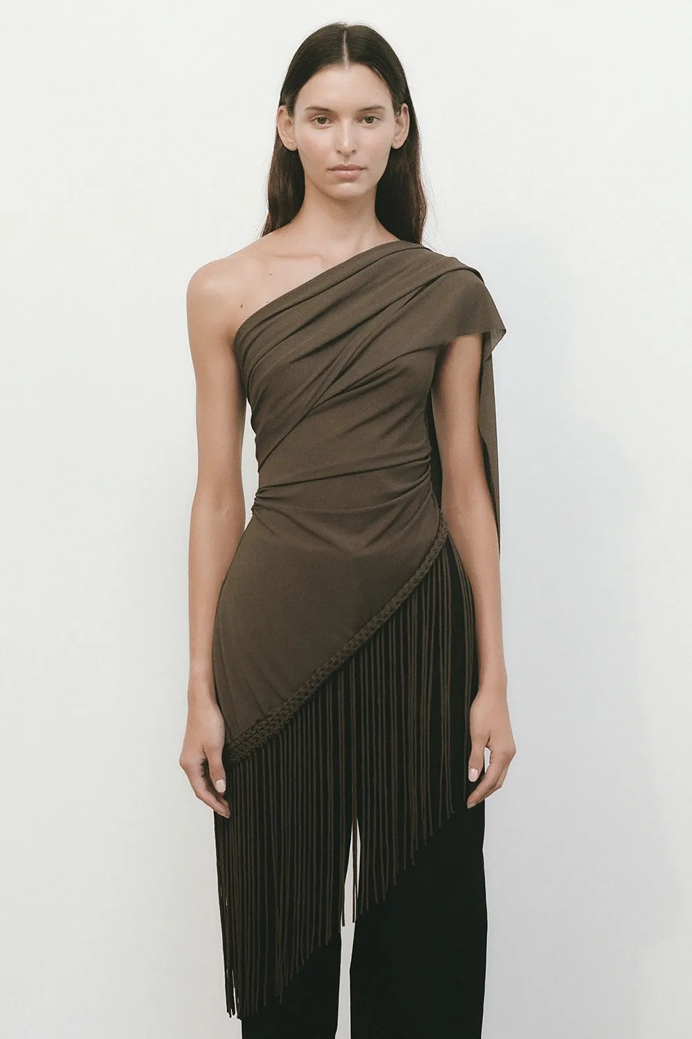 Bodil Top Chocolate Brown