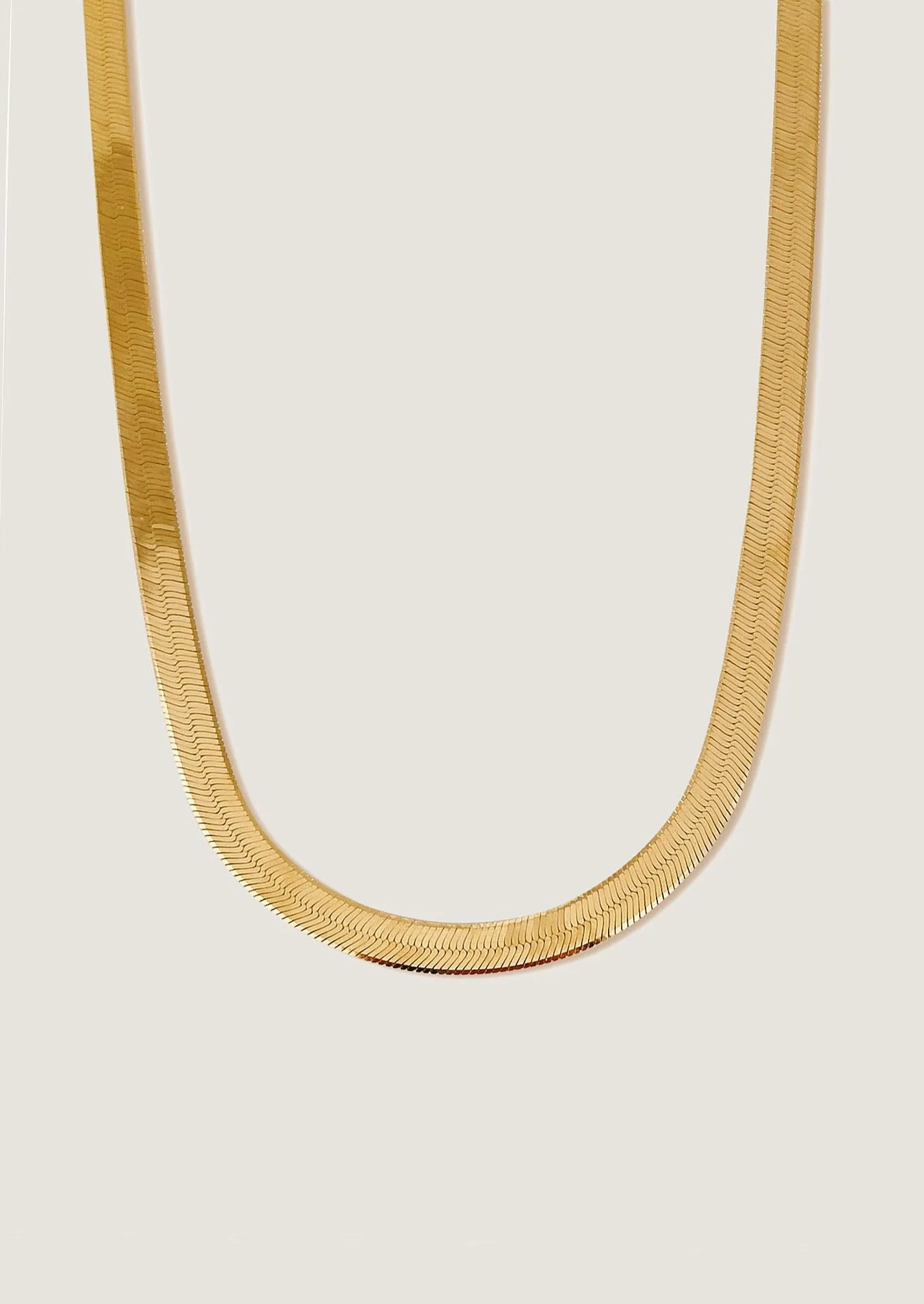Bold Carter Herringbone Chain Necklace