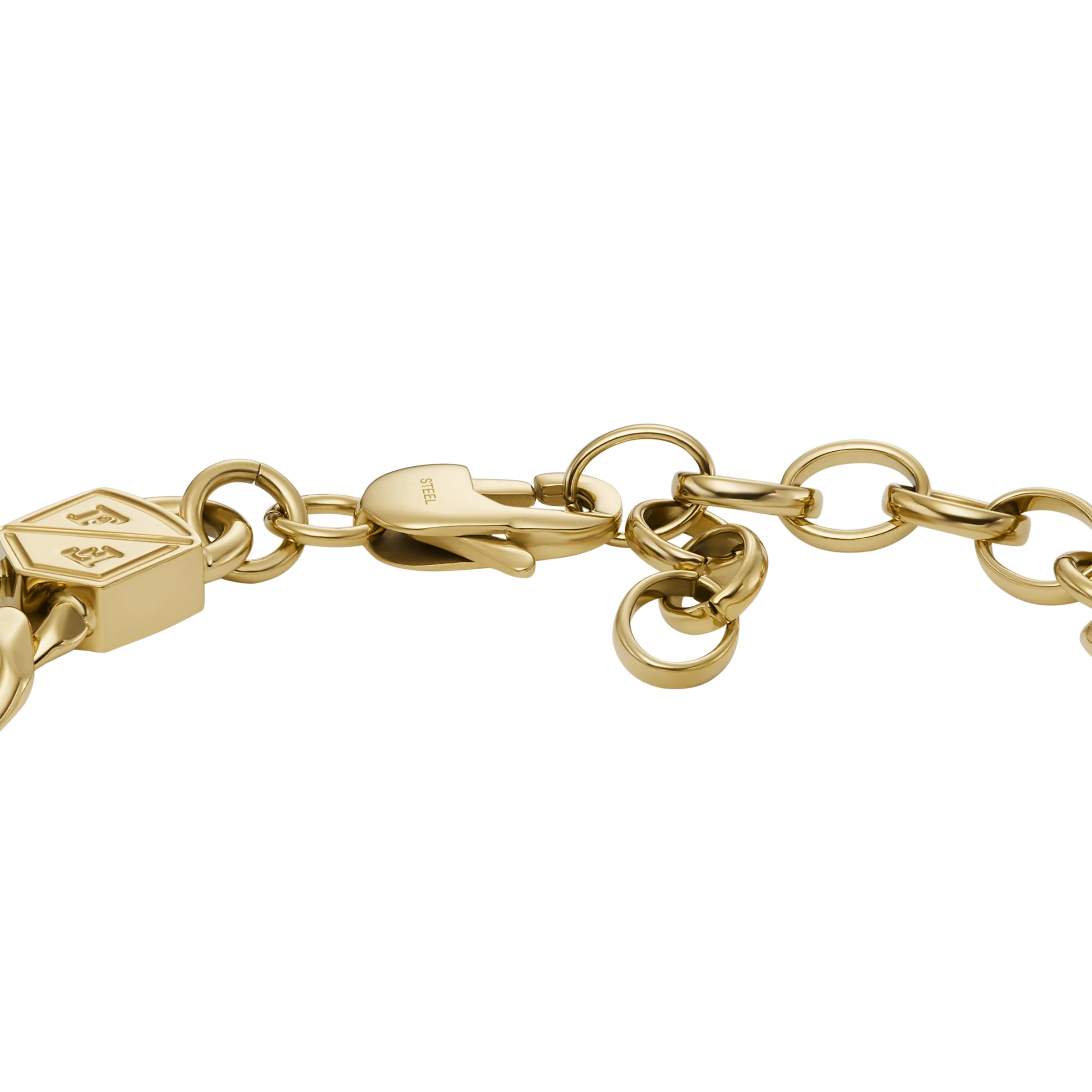Bold Chains Gold-Tone Stainless Steel Chain Bracelet