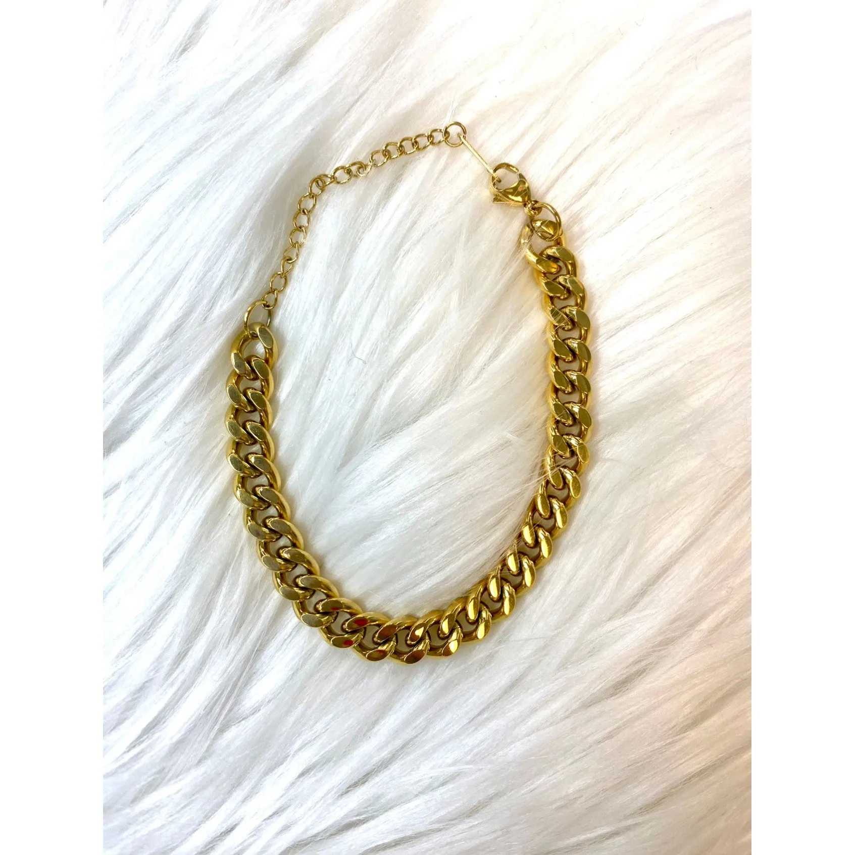 Bold Luxe Cuban Chain Bracelet