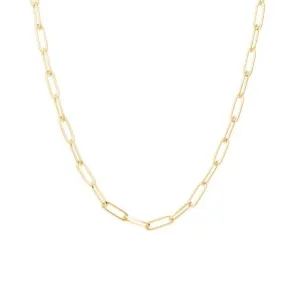 Bold Paperclip Chain Necklace