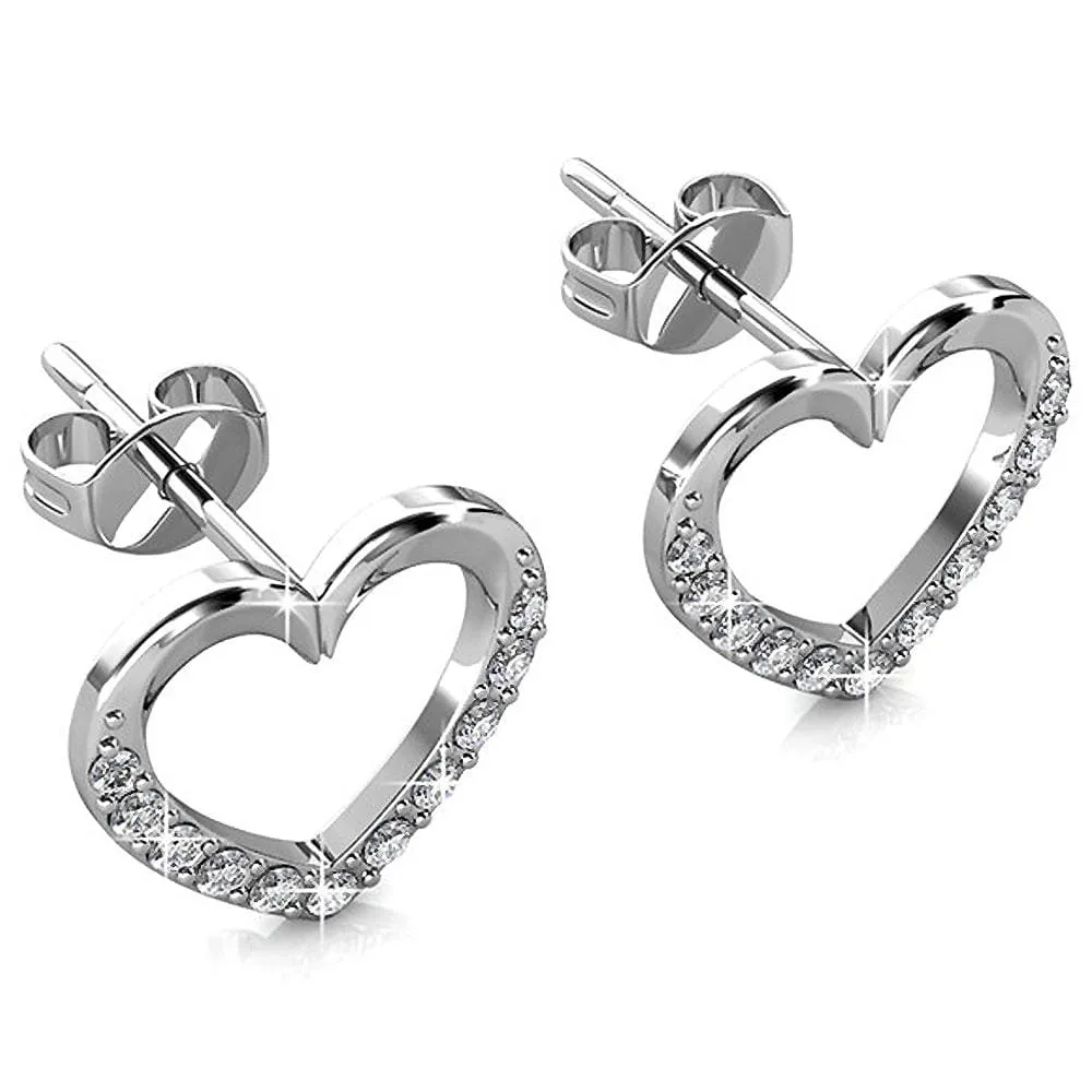 Boxed Innocent Heart Embellished with SWAROVSKI® Crystals Set