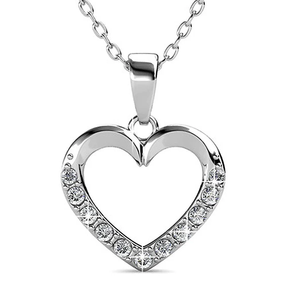 Boxed Innocent Heart Embellished with SWAROVSKI® Crystals Set