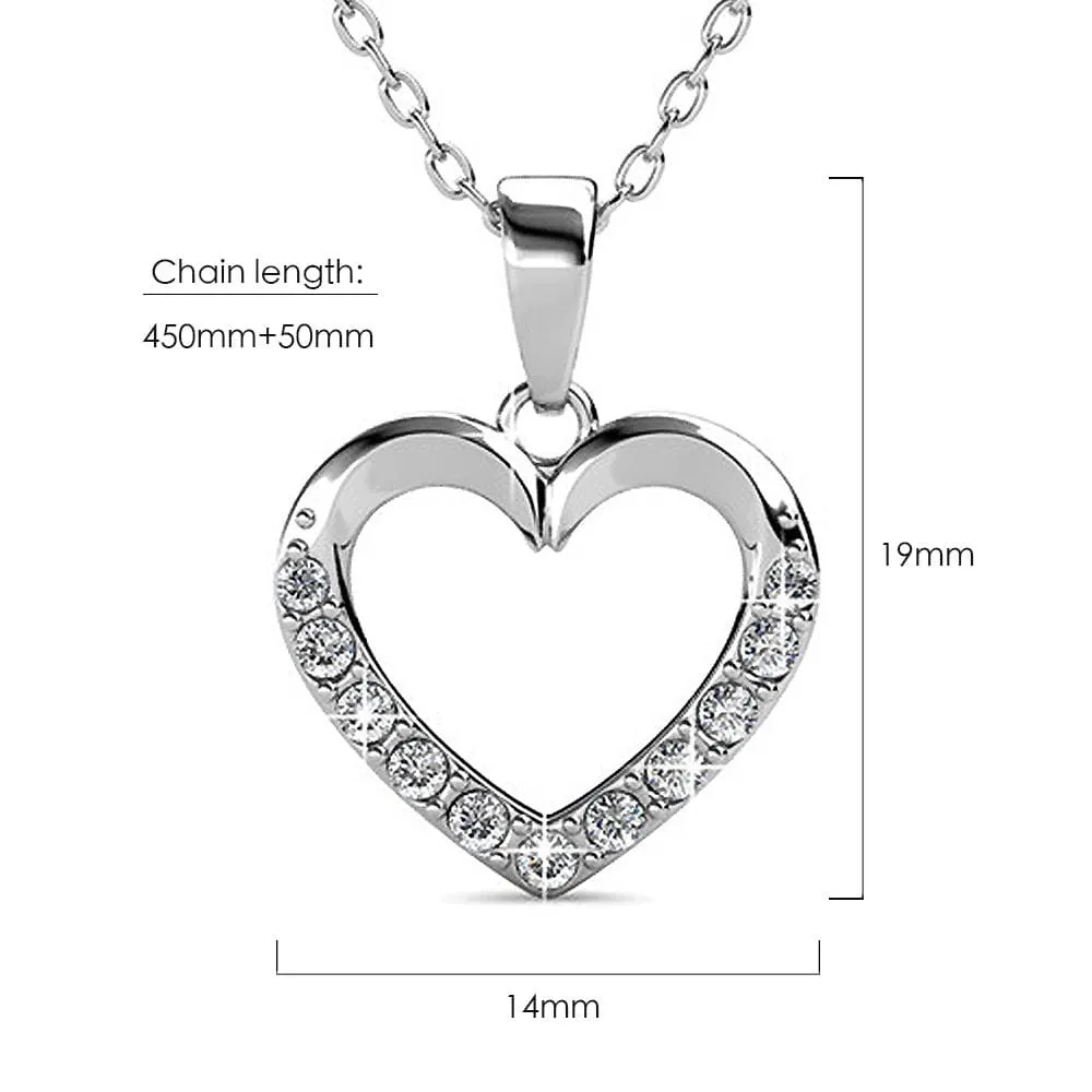 Boxed Innocent Heart Embellished with SWAROVSKI® Crystals Set