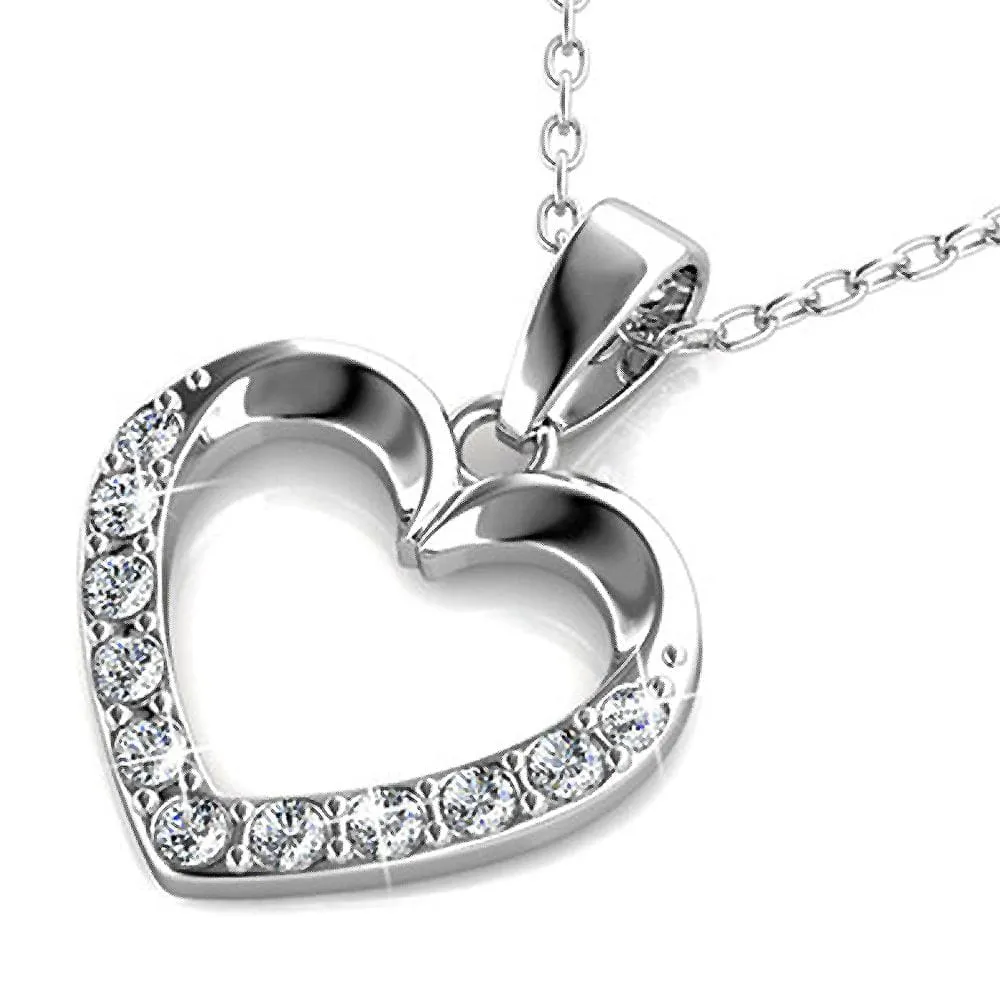 Boxed Innocent Heart Embellished with SWAROVSKI® Crystals Set