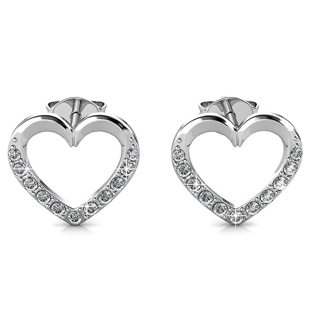 Boxed Innocent Heart Embellished with SWAROVSKI® Crystals Set